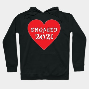 Funny Engaged 2021 Bride Groom Valentines Day Shirt Gift Hoodie
